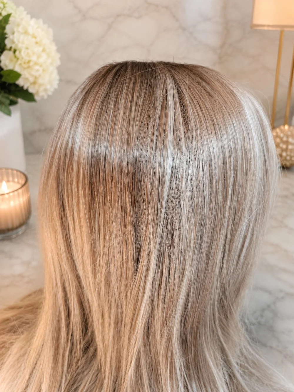 Belle Tress Balance HF British Milktea Wig Pre-Loved Tag Box